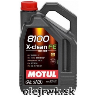MOTUL 8100 X-clean FE 5W-30 4L