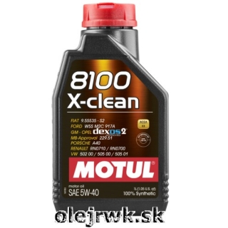 MOTUL 8100 X-clean 5W-40 1L