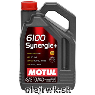 MOTUL 6100 Synergie+ 10W-40 5L
