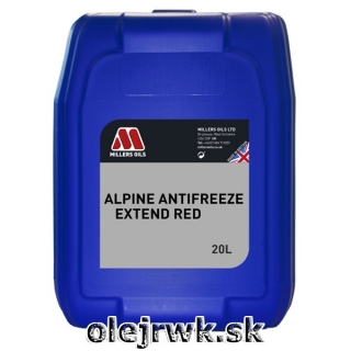 Millers Oils Alpine Antifreeze Extend - RED 20L