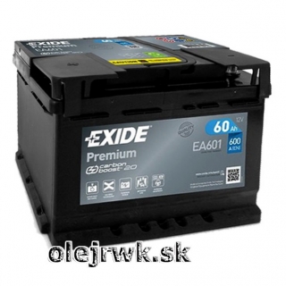 EXIDE Premium EA601 12V 60Ah Ľ 