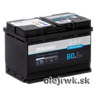 DYNAMAX BLUELINE Energy AGM 12V 80Ah