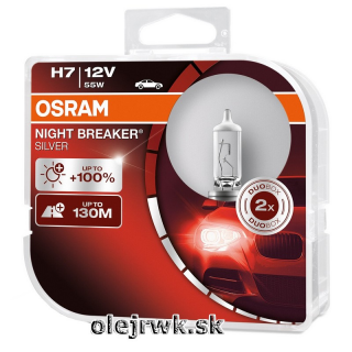 H7 OSRAM Night Breaker Silver +100%  Box 2ks