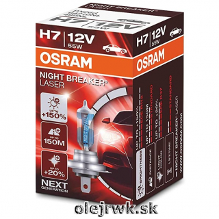 H7 OSRAM Night Breaker Laser  +150%  1ks