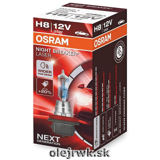H8 OSRAM Night Breaker Laser +150%  1ks