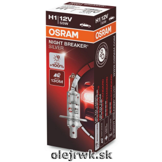H1 OSRAM Night Breaker Silver +100%  1ks