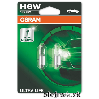 OSRAM Ultra Life  H6W BAX9s  Blister 2ks