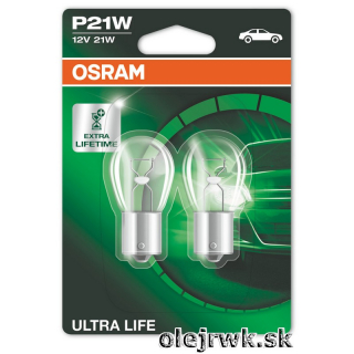 OSRAM Ultra Life  P21W BA15s Blister 2ks
