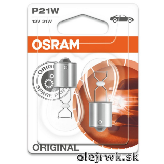 OSRAM Original P21W  BA15s Blister 2ks