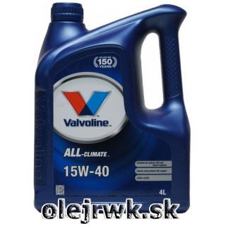 Valvoline ALL Climate 15W-40 4L