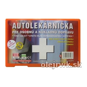 Autolekárnička MZ SR č.143/2009 - plastová