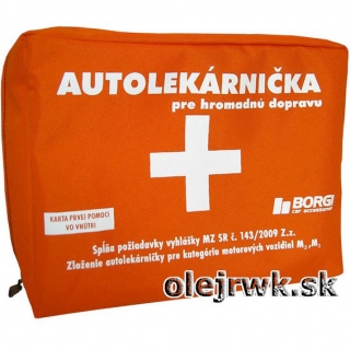 Autolekárnička pre hromadnú dopravu