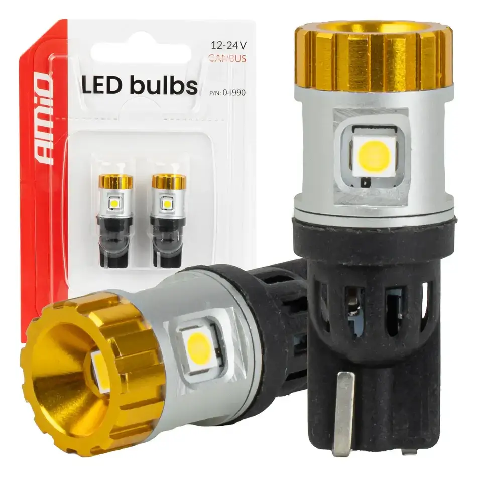 LED CANBUS 4SMD 3030 + 1SMD 3020 T10 W5W 2ks