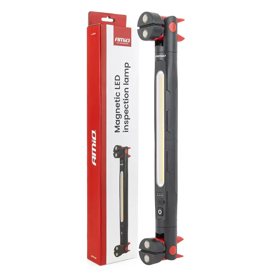 LED inšpekčná lampa 4000mAh s magnetom a svorkou