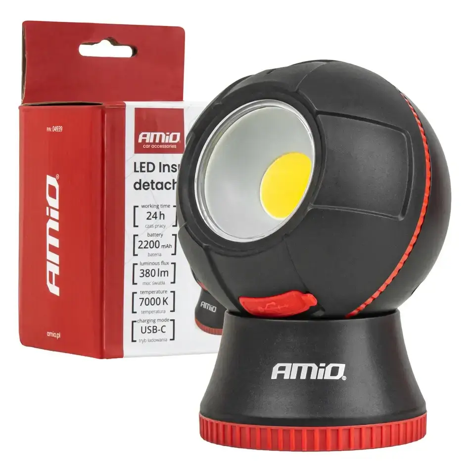 LED inšpekčná lampa COB 4W 2200mAh