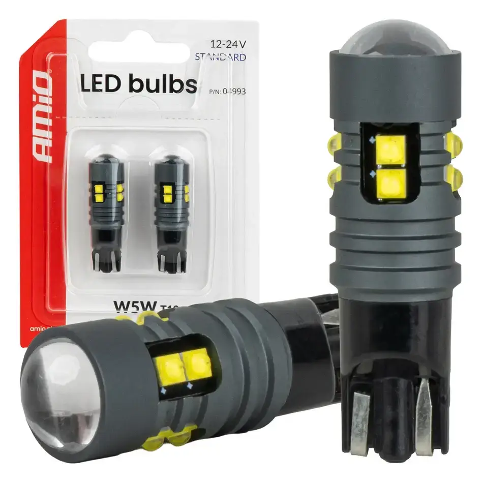 LED STANDARD 10SMD 2525 T10 W5W 2ks