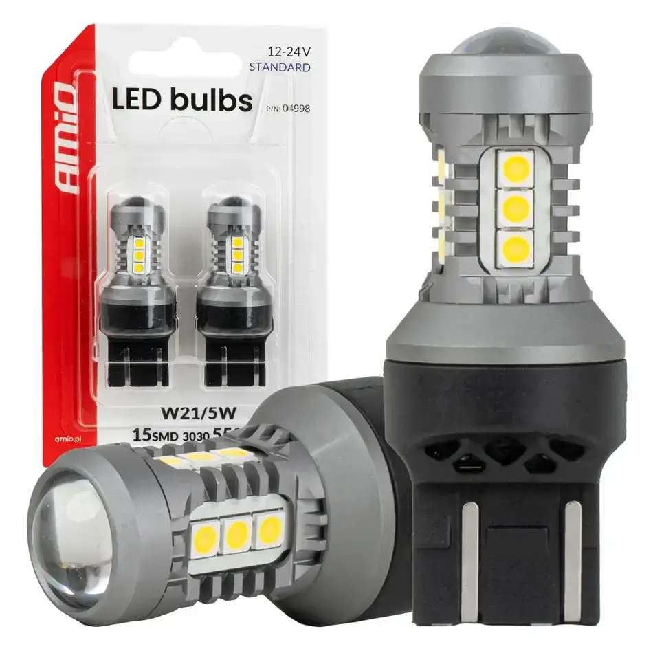 LED STANDARD 15SMD 3030 7443 W21/5W 2ks