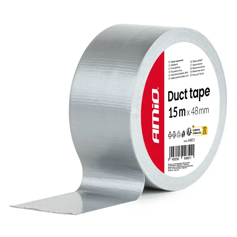 Lepiaca opravná páska, sivá 48mm x 15m x 0,19mm