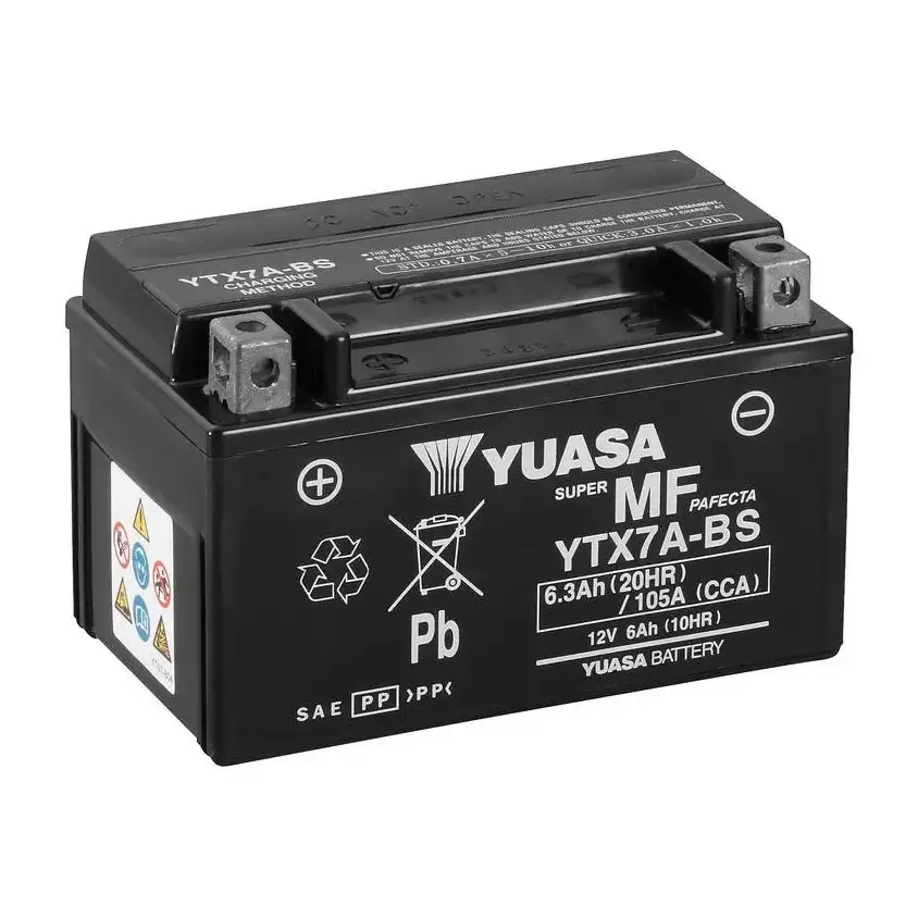 YUASA MF AGM YTX7A-BS 12V/6,3Ah