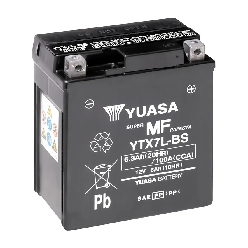 YUASA MF AGM YTX7L-BS 12V/6,3Ah