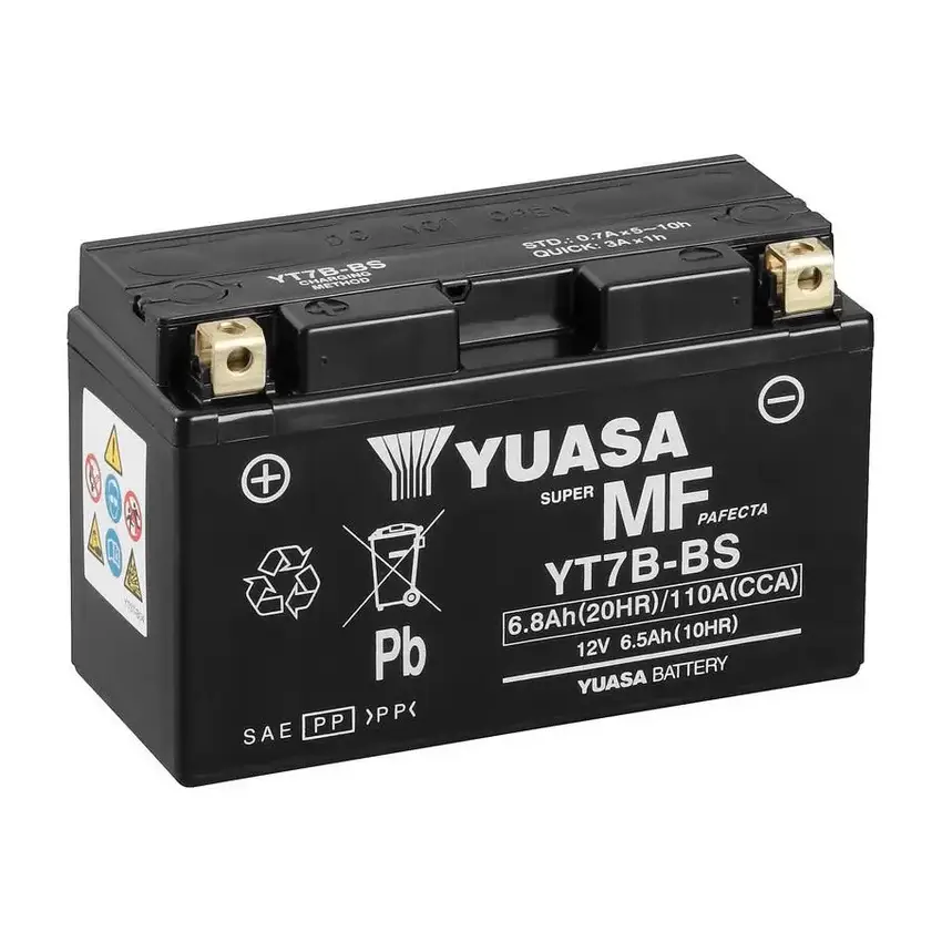 YUASA MF AGM YT7B-BS 12V/6,8Ah