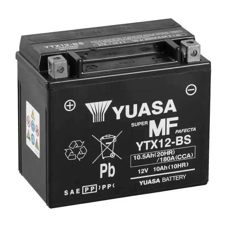 YUASA MF AGM YTX12-BS 12V/10,5Ah