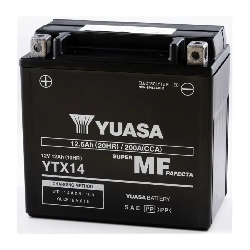 YUASA MF AGM YTX14-BS 12V/12,6Ah