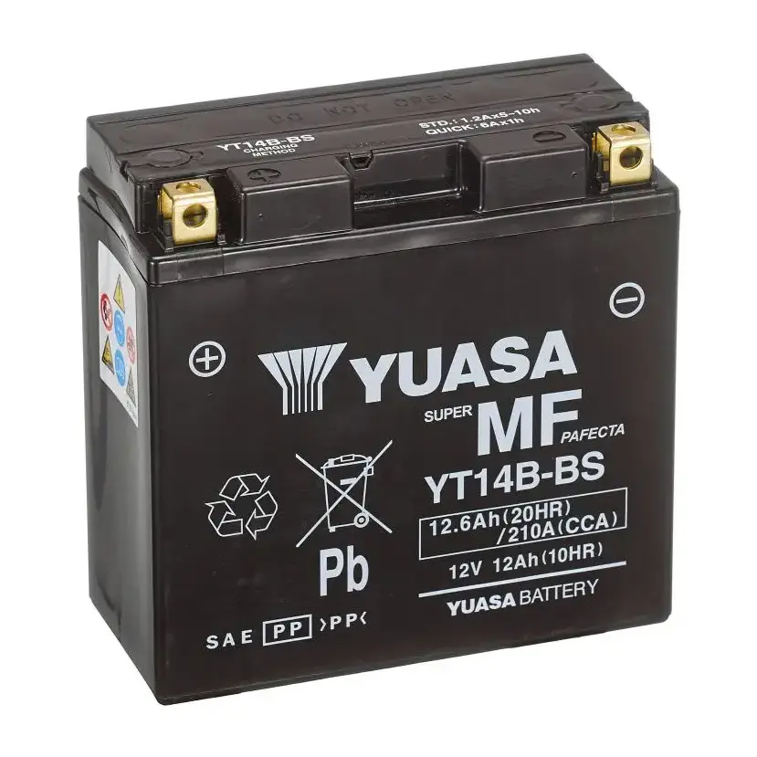 YUASA MF AGM YT14B-BS 12V/12,6Ah