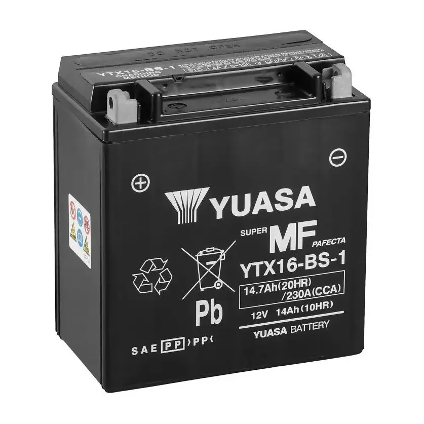 YUASA MF AGM YTX16-BS-1 12V/14,7Ah