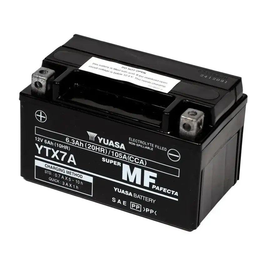 YUASA MF AGM YTX7A 12V/6,3Ah