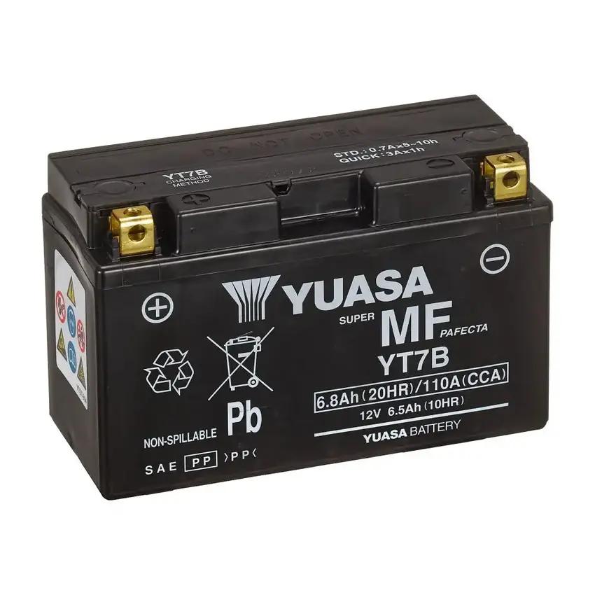 YUASA MF AGM YT7B 12V/6,8Ah