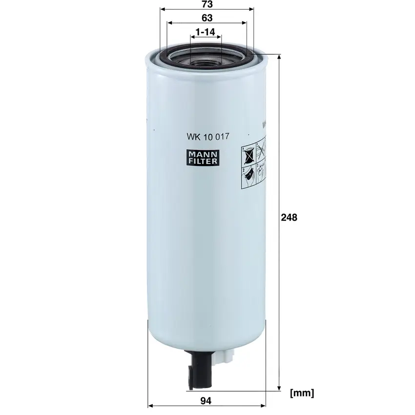 MANN WK 10 017 X