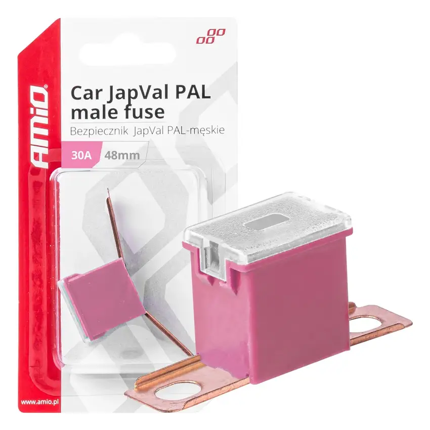 Poistky JAPVAL PAL samec 48mm 30A