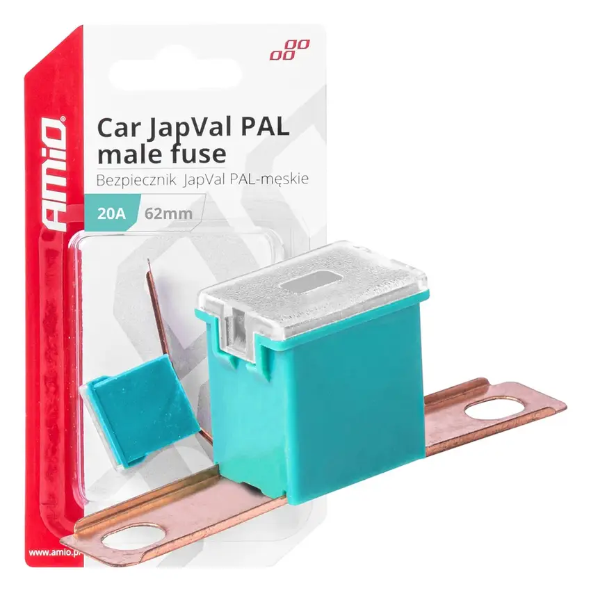 Poistky JAPVAL PAL samec 62mm 20A