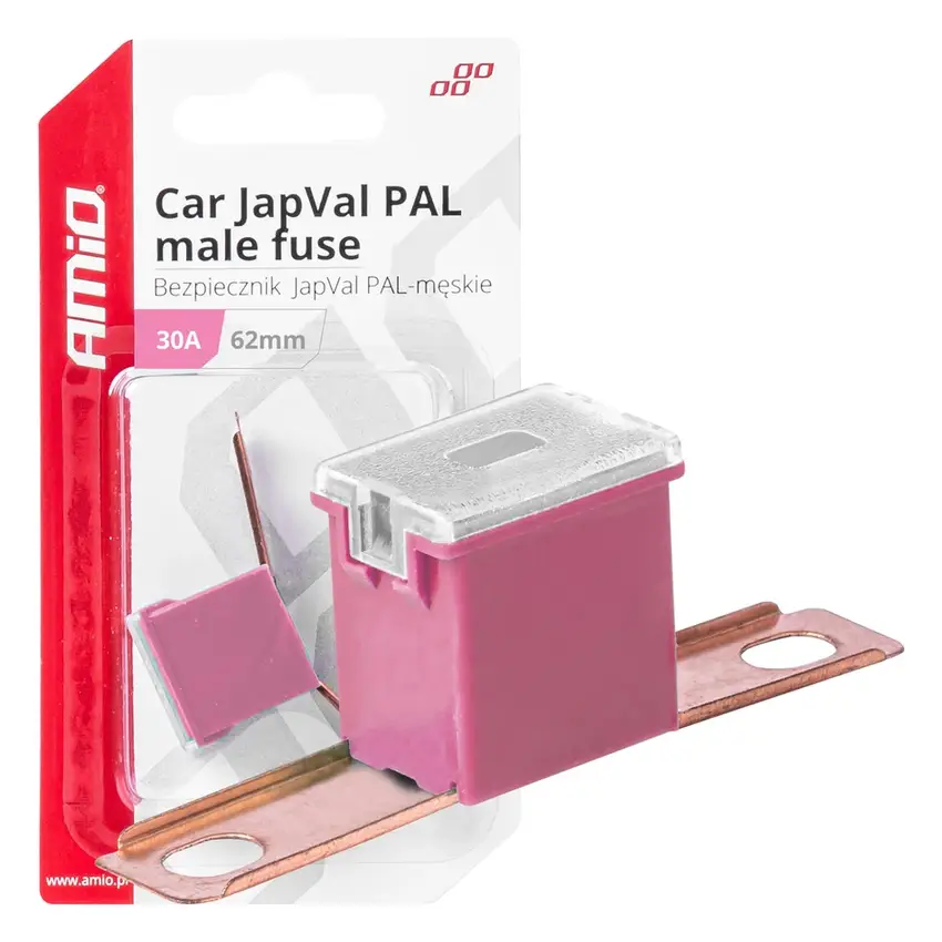 Poistky JAPVAL PAL samec 62mm 30A