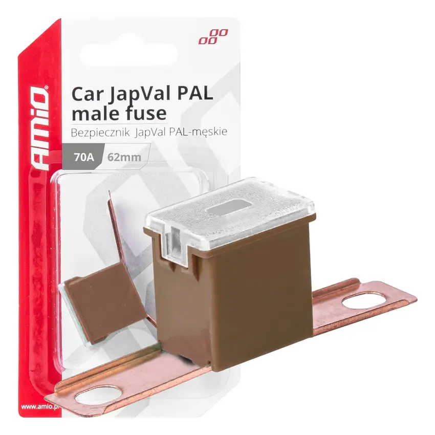 Poistky JAPVAL PAL samec 62mm 70A