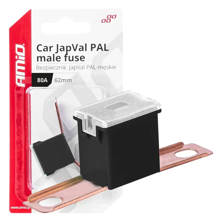 Poistky JAPVAL PAL samec 62mm 80A