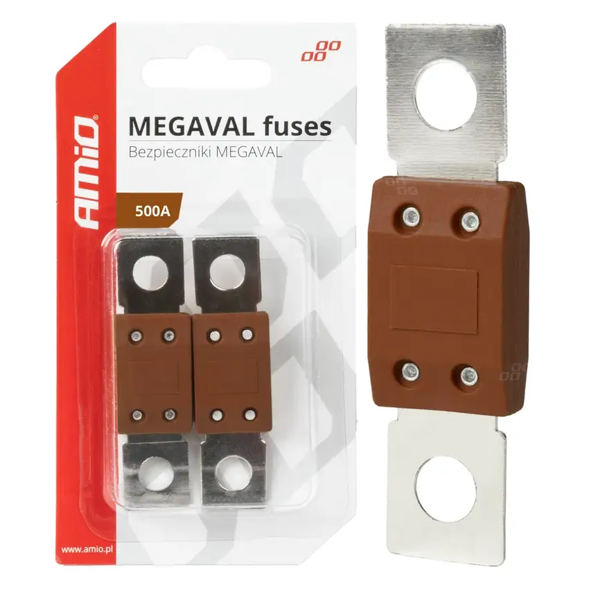 Poistky MEGAVAL 500A 2ks