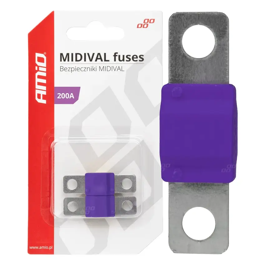 Poistky MIDIVAL 200A 2ks