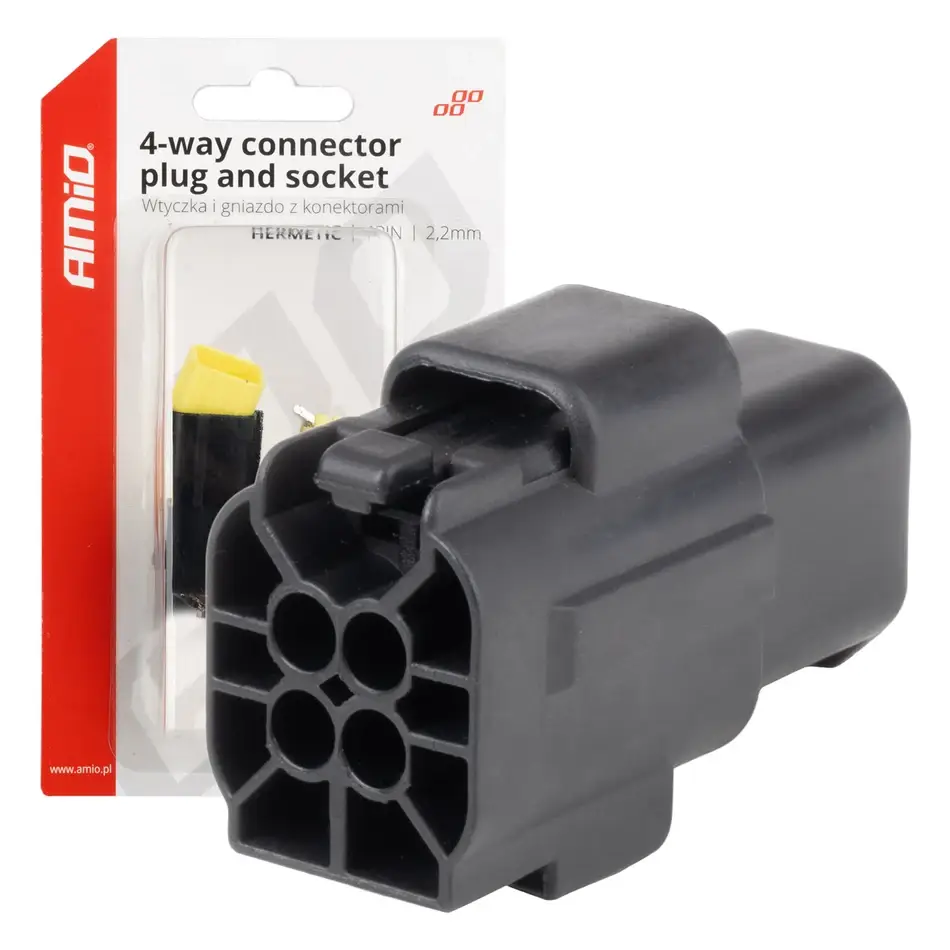 Vodotesný konektor 4PIN 2,2mm