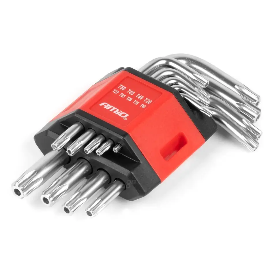 TORX kľúče krátke 125mm, 9ks