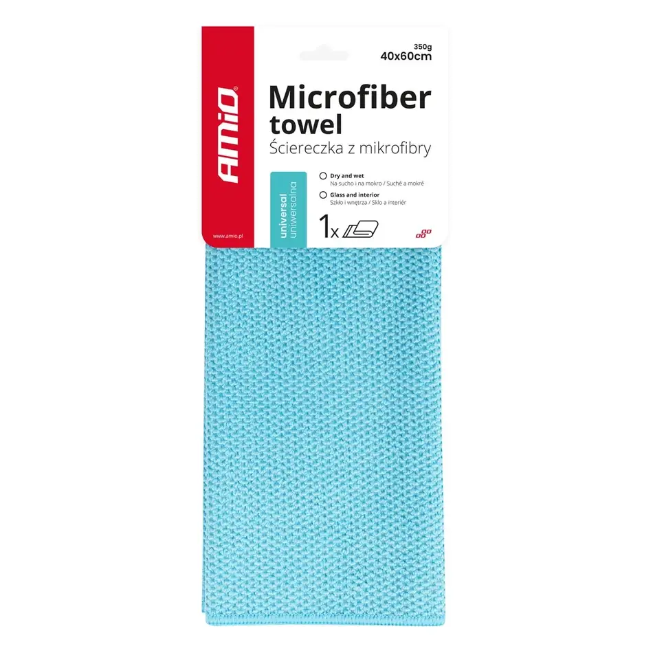 Utierka na sklo a interiér z mikrovlákna 40x60cm 350g